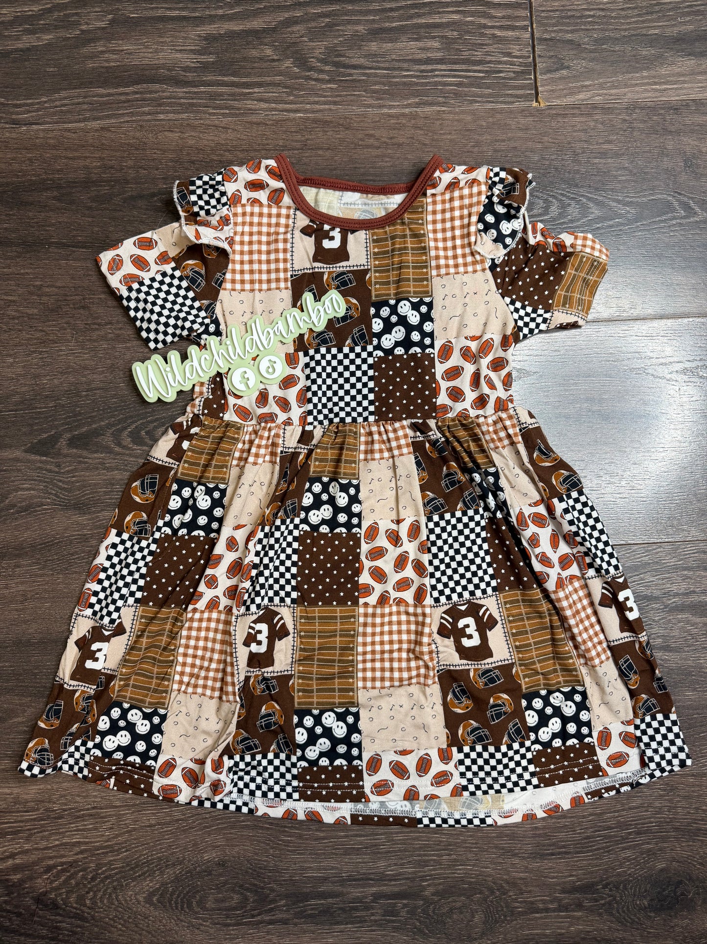 Football Twirl Dress