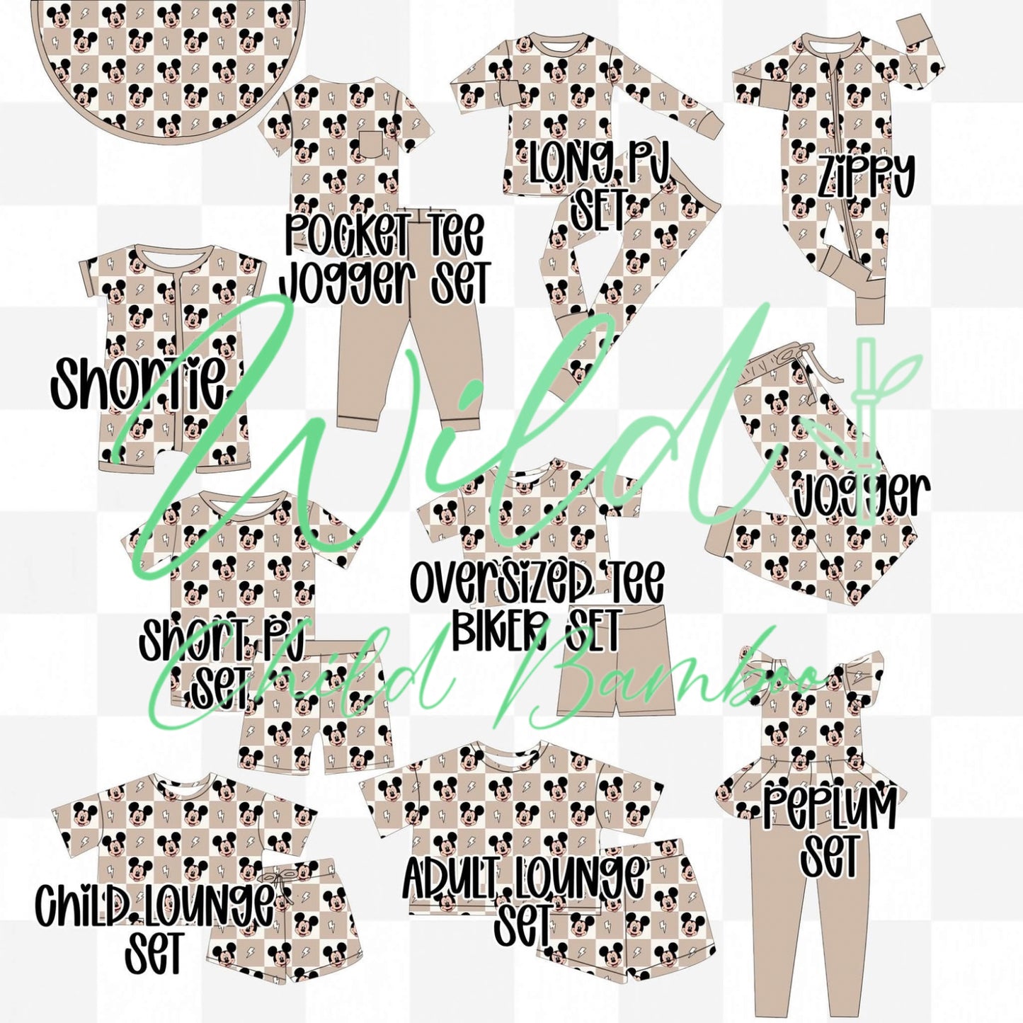 (PRE ORDER) Tan Mickey