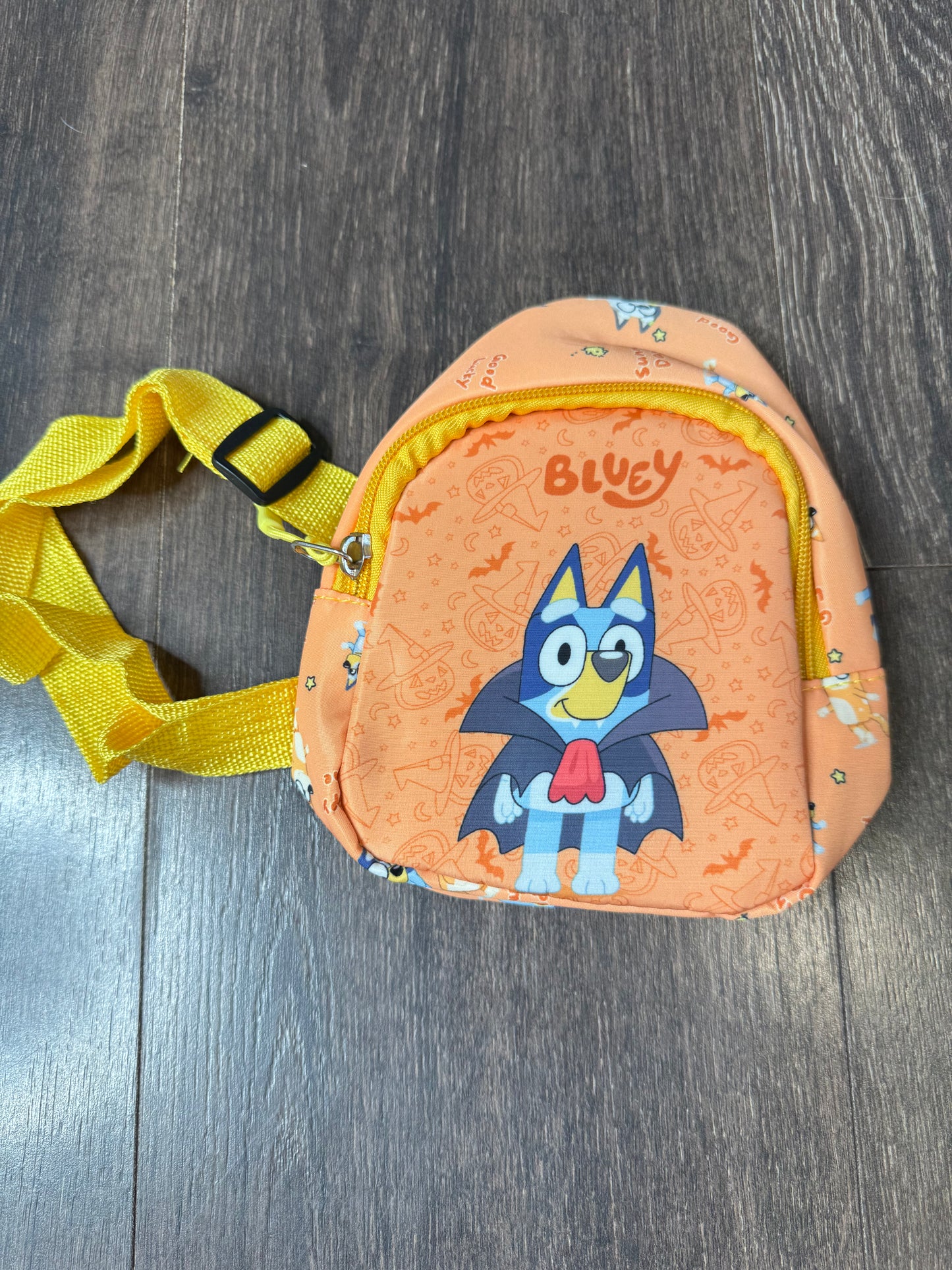 Blue Dog Mini Bag - Orange