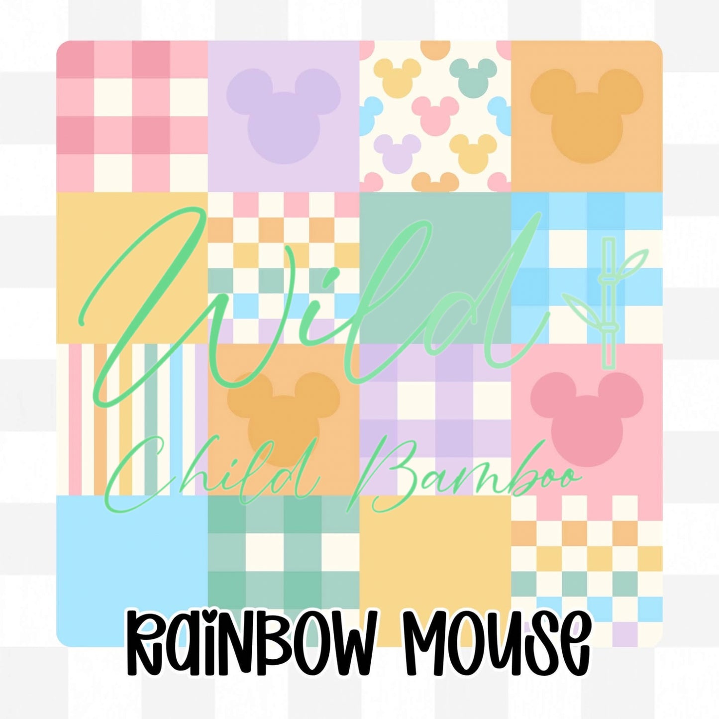 (PRE ORDER) Rainbow Mouse