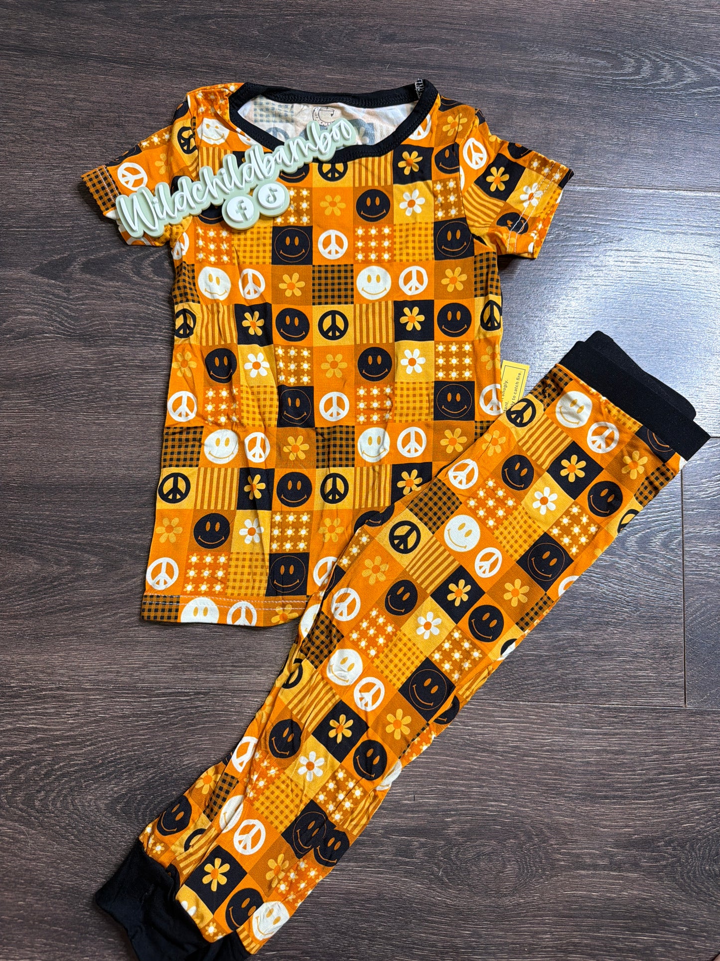 Peace short sleeve set