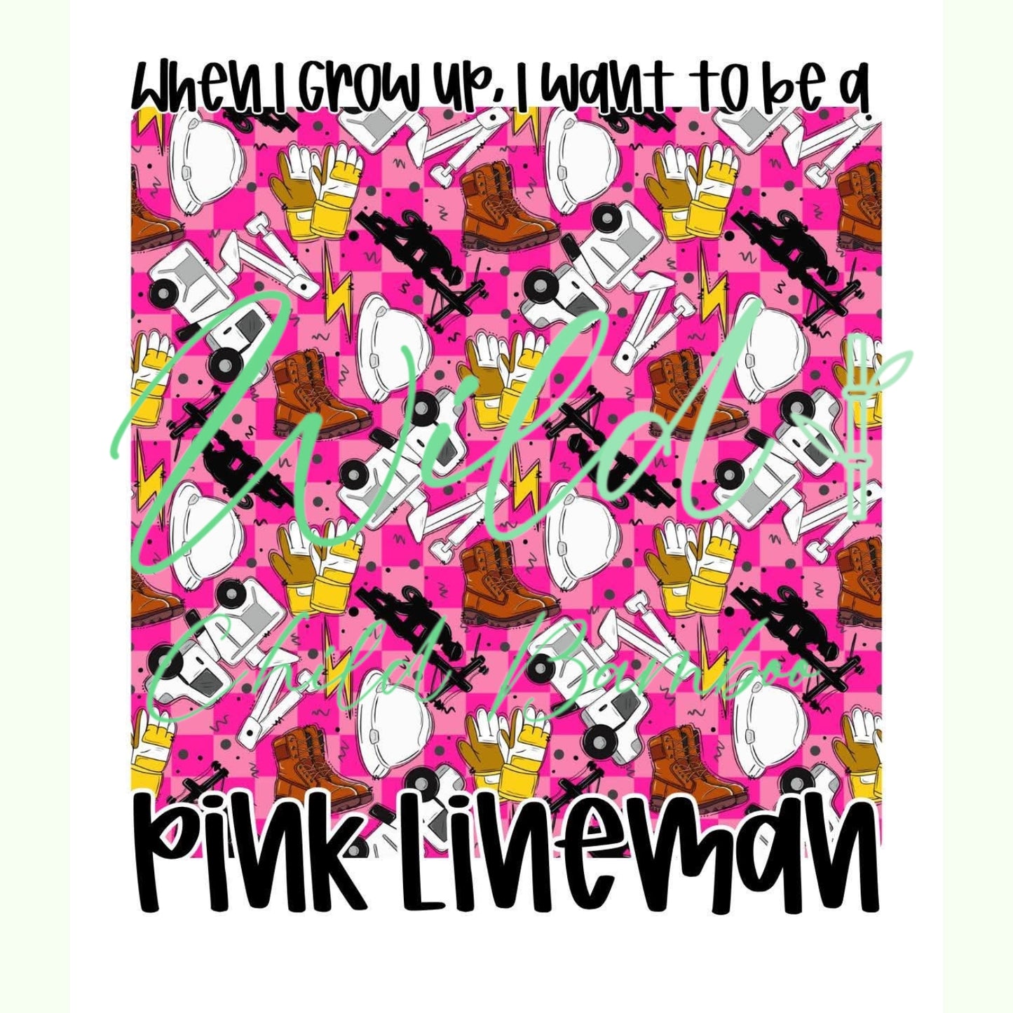 (PRE ORDER) Pink Lineman