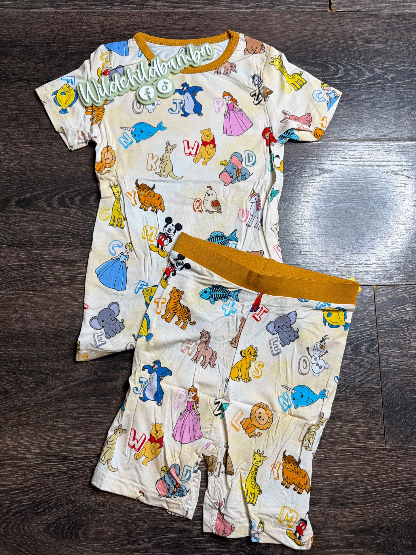 Character letters Short Set