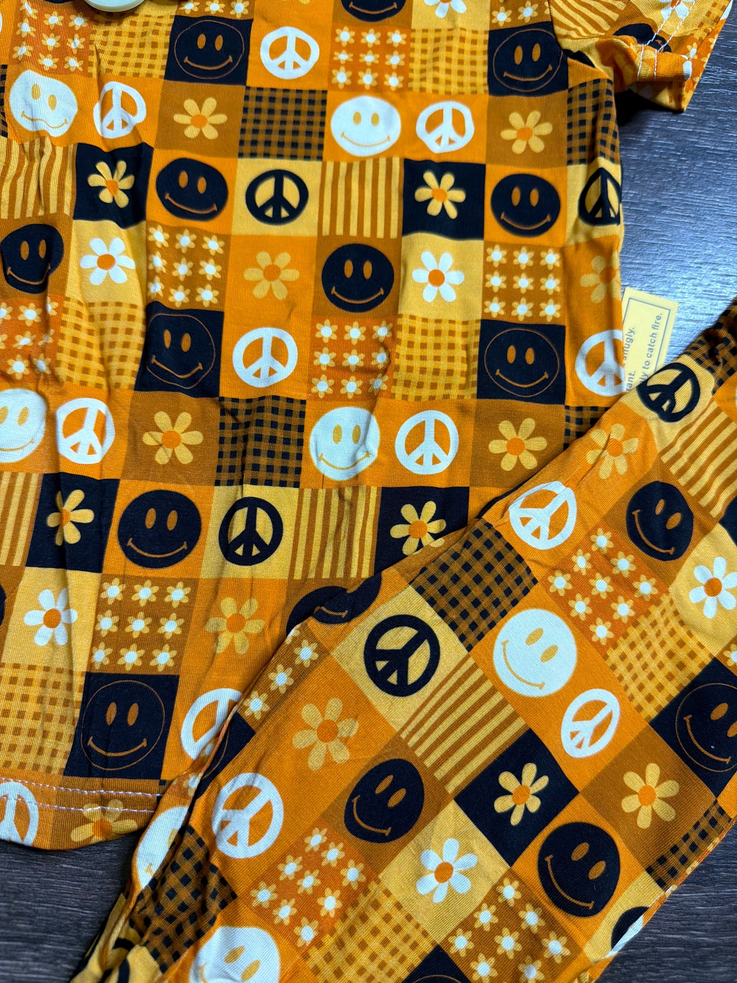 Peace short sleeve set