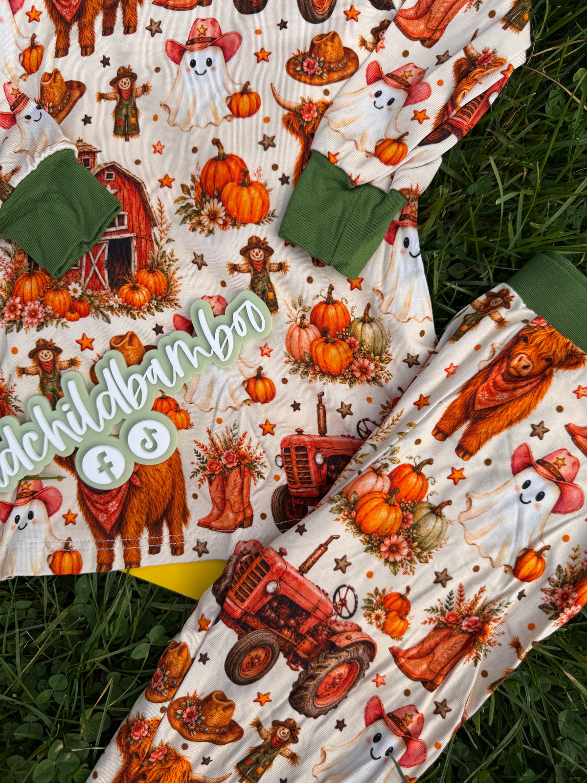 Fall Cows 2 Piece