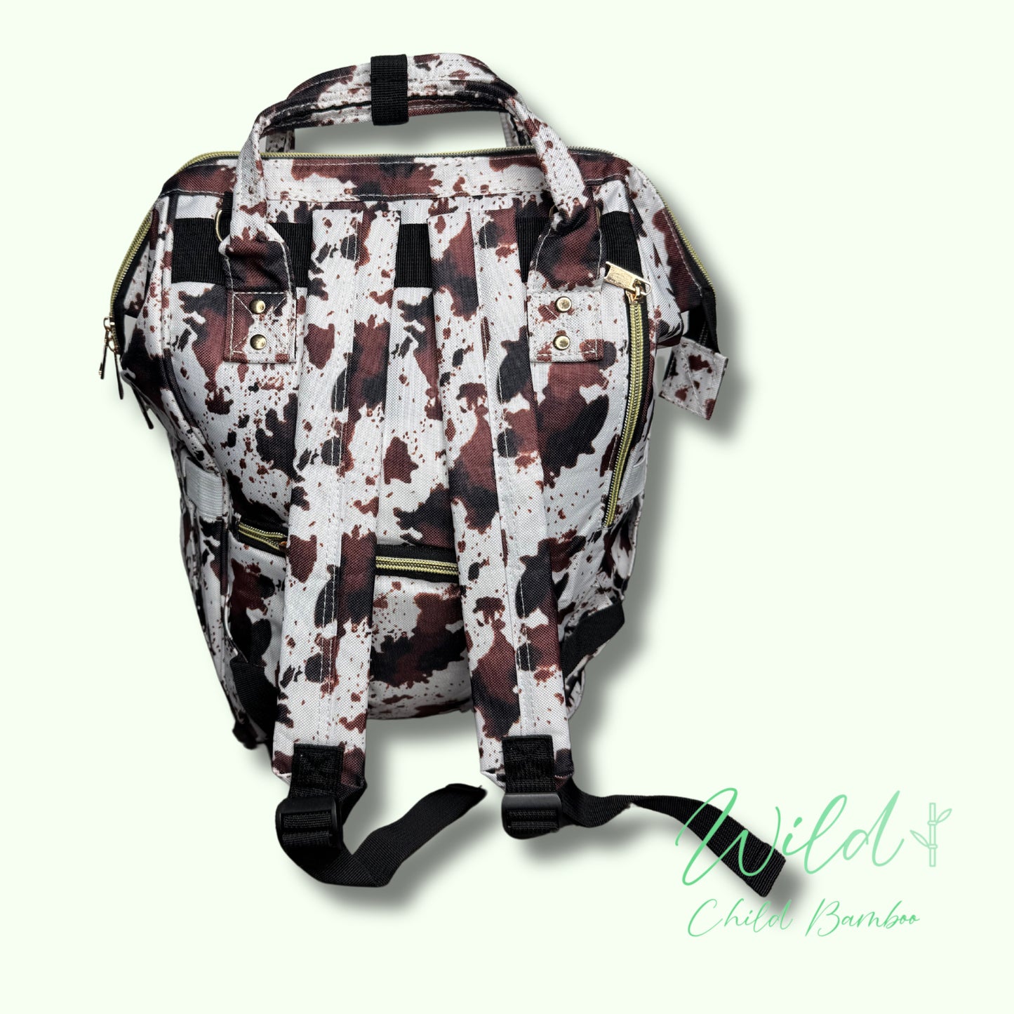 Cow Print Backpack