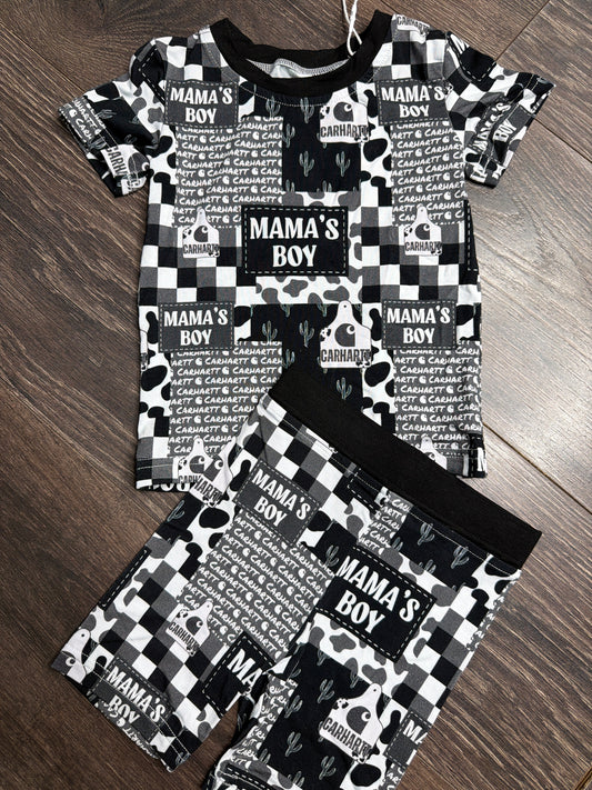 Mamas boy short set