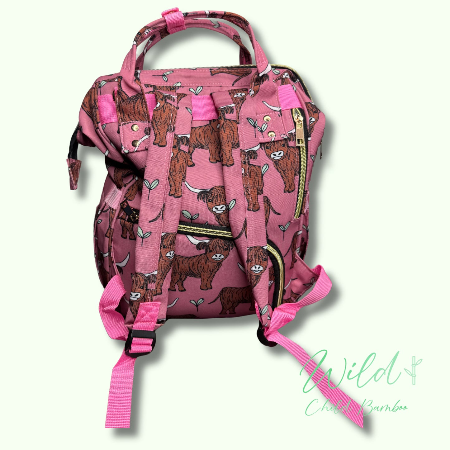 Pink Highland Backpack