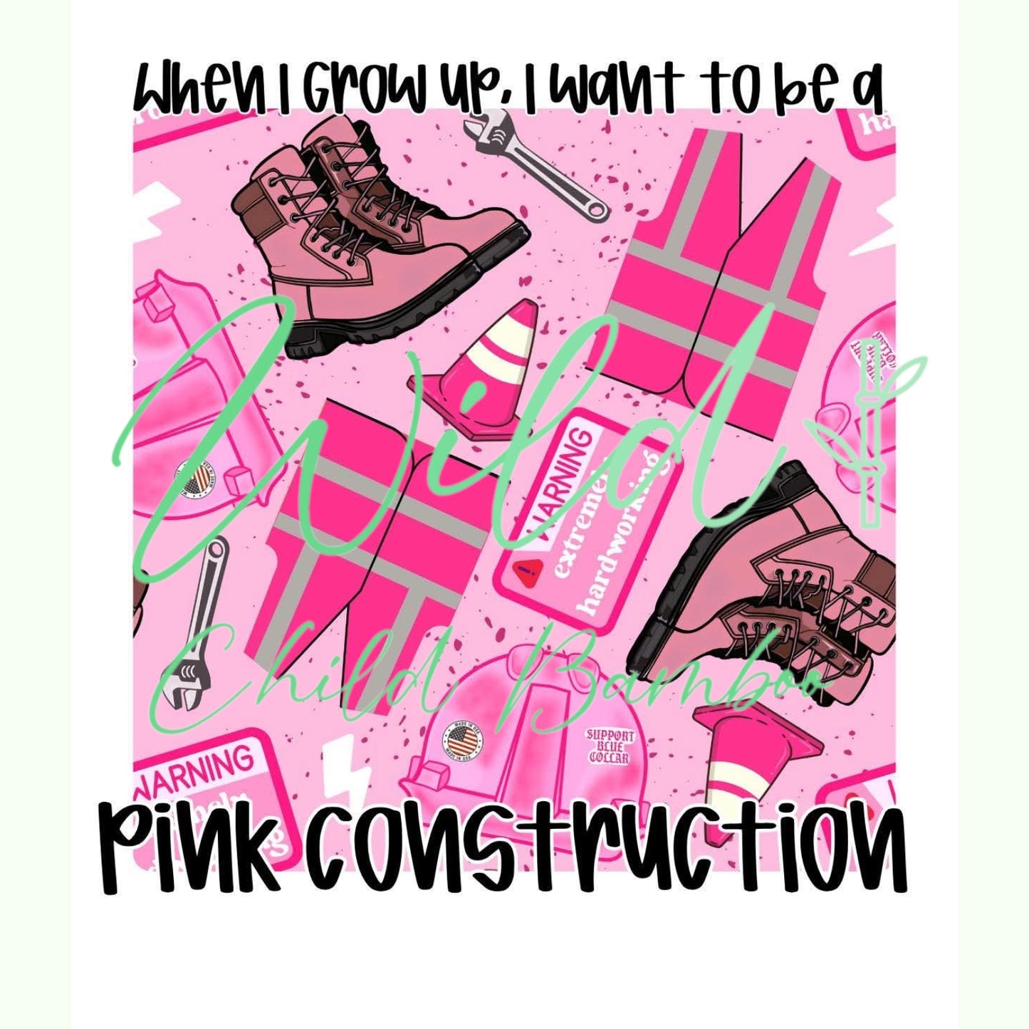 (PRE ORDER) Pink Construction