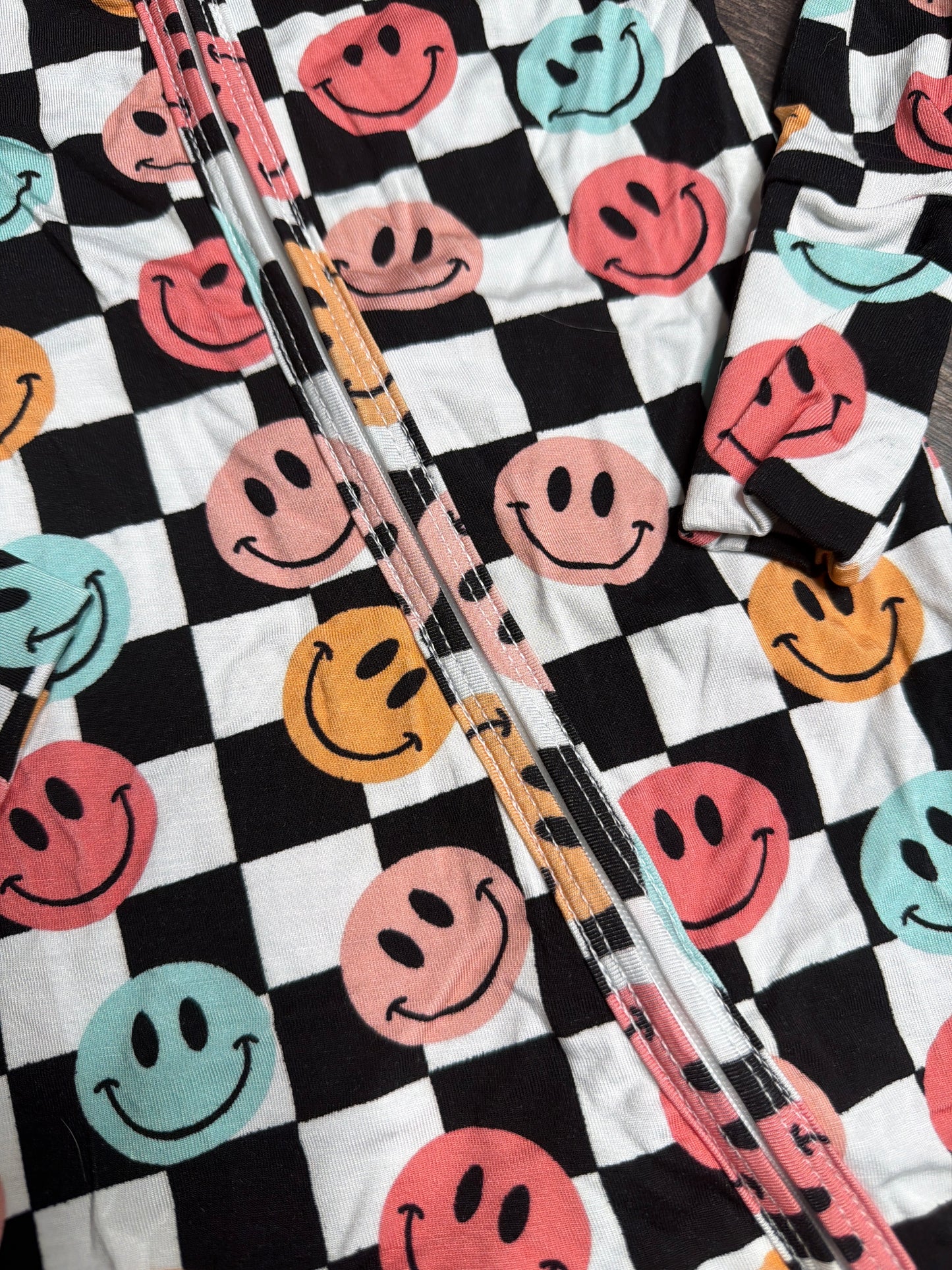 Smiley plaid sleeper