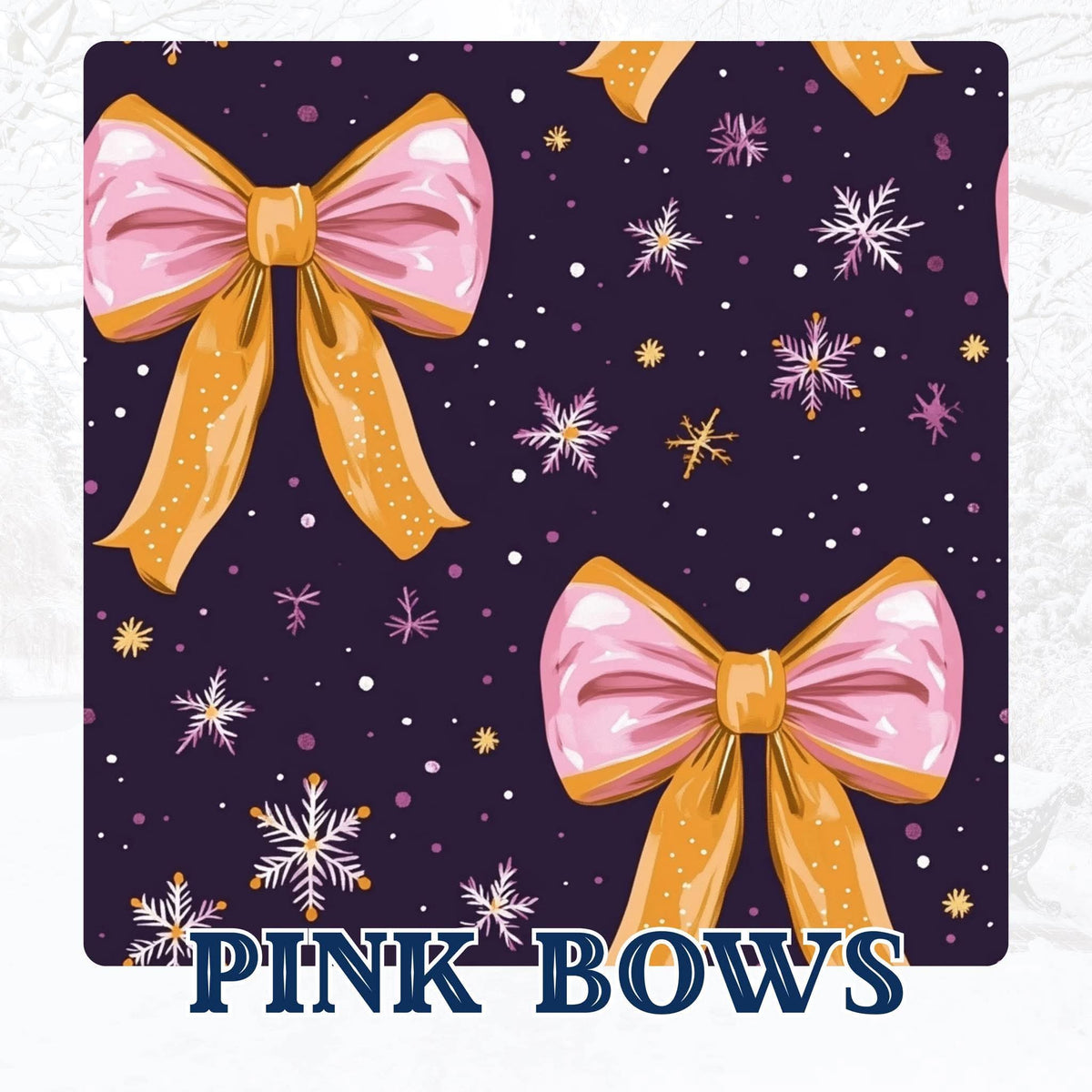 (PRE ORDER) PINK BOWS