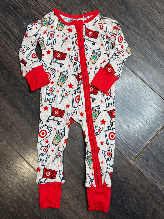 Red dog shopping sleeper