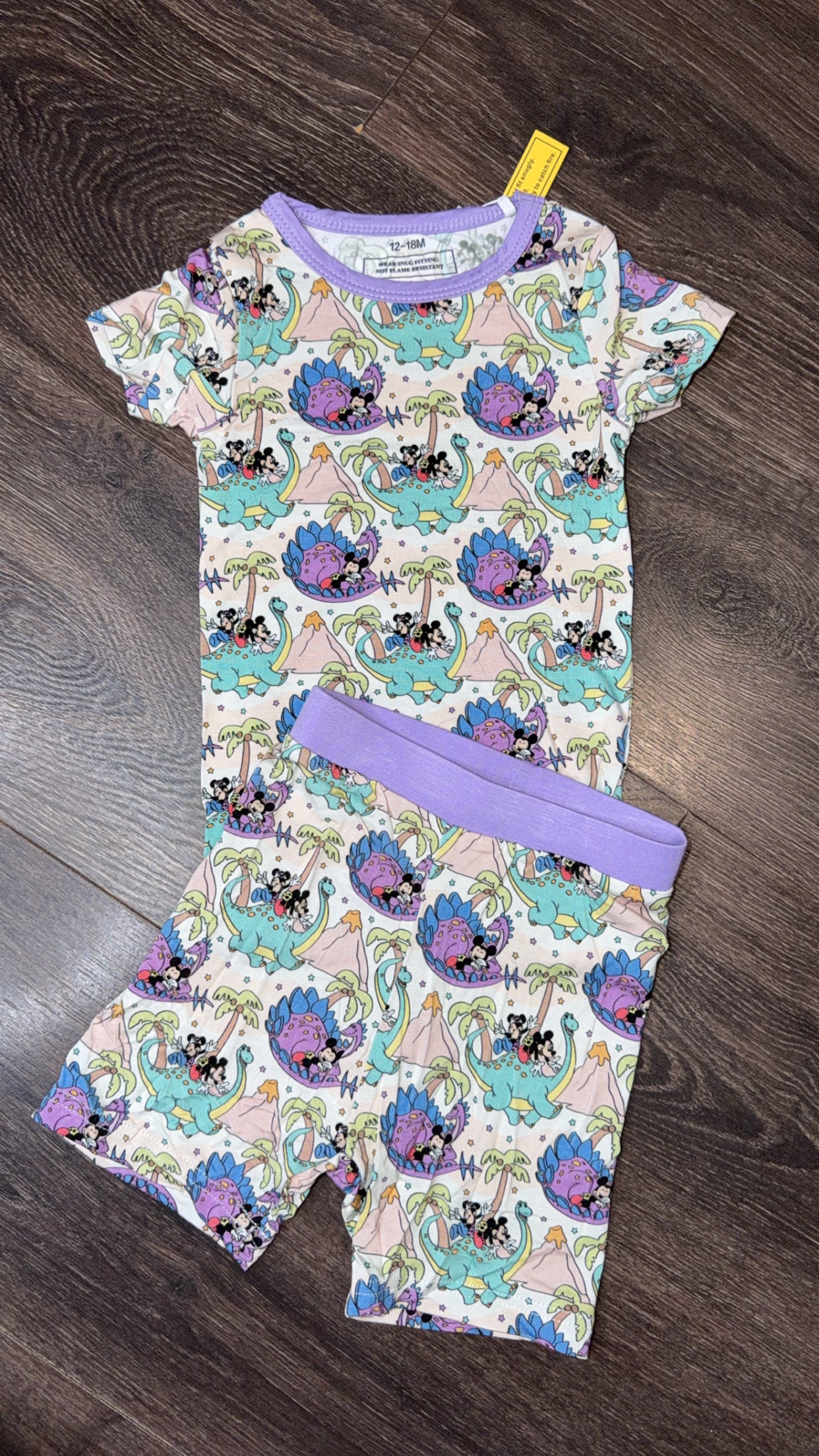 Mouse and Dino Short Set