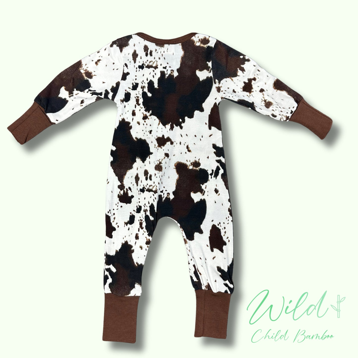 Cow print sleeper